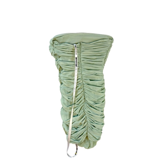 Mistress Rocks Size S Sitting Pretty Mint Mesh Cutout Ruched Mini Dress NWT - Picture 9 of 13